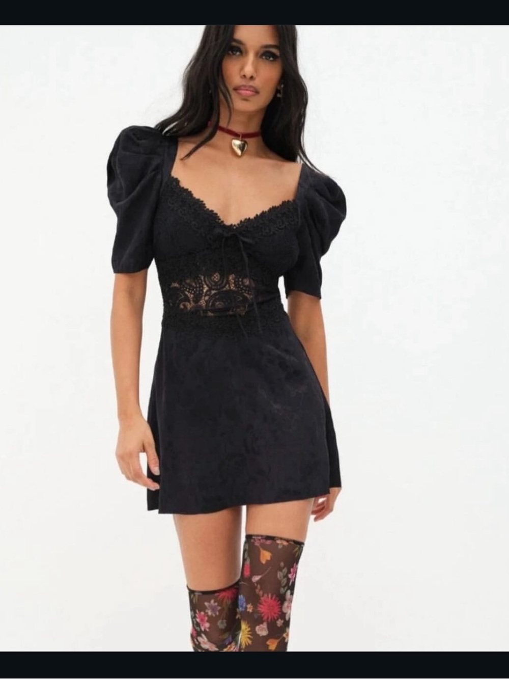 For love and for lemons dress size medium but fits a small